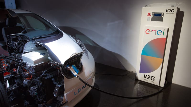 British Nissan Leaf drivers will be able to sell spare electricity