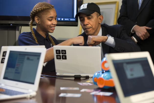 Barack Obama just became the first US president to write a computer program