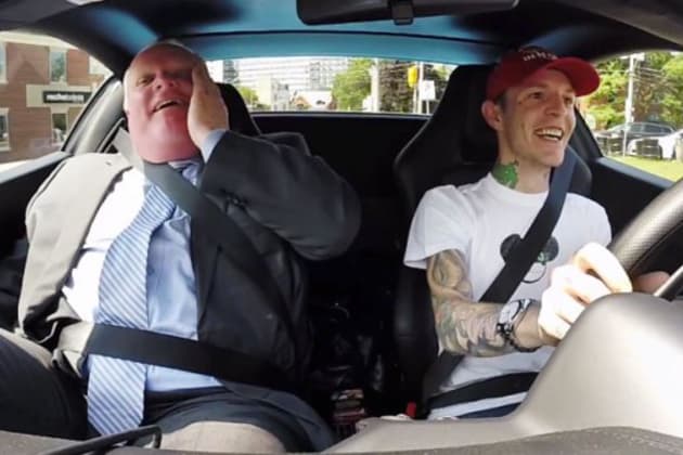 deadmau5 rob ford 2 Rob Ford and Deadmau5 go on memorable coffee run Purrari joyride by Authcom, Nova Scotia\s Internet and Computing Solutions Provider in Kentville, Annapolis Valley