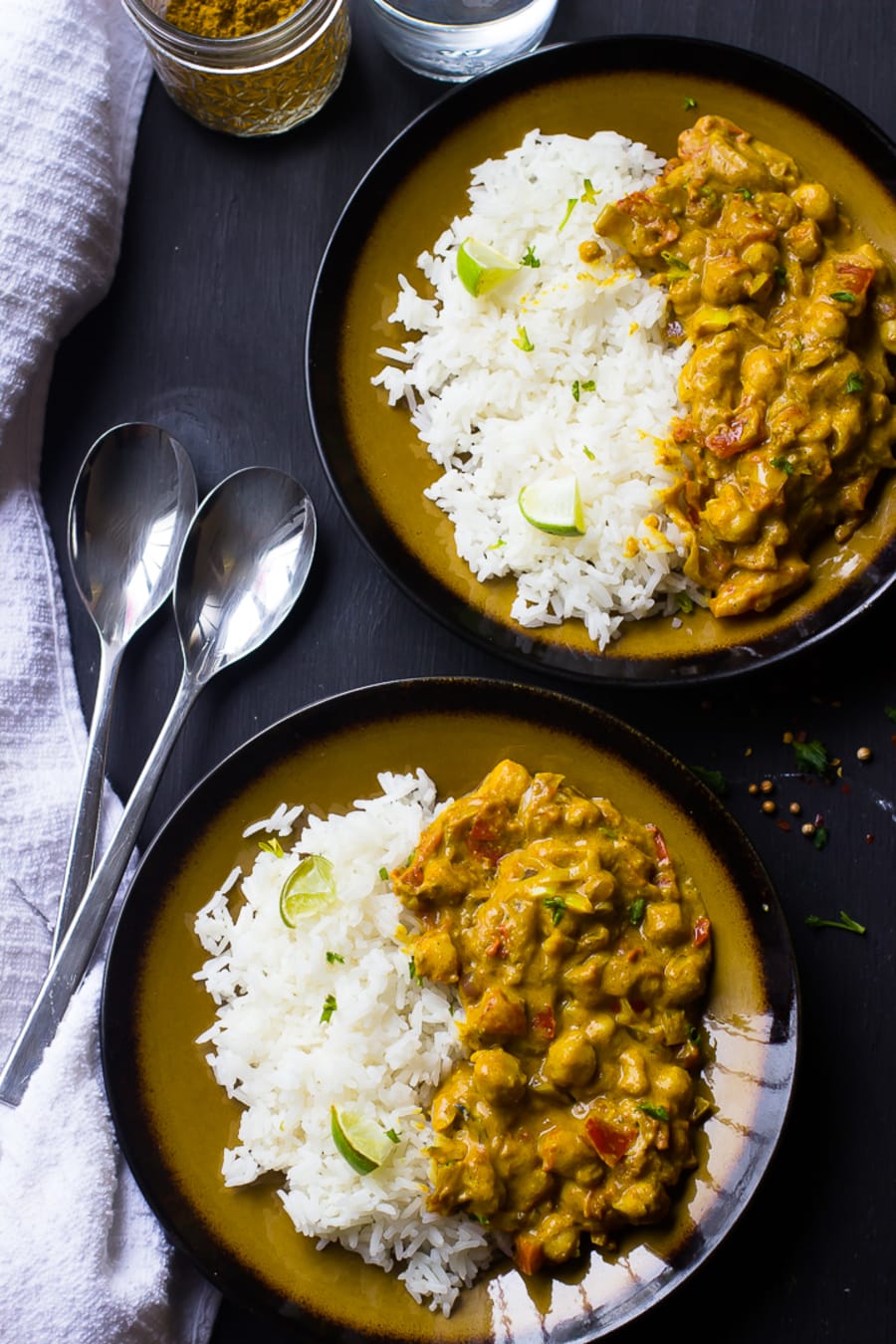 Jessica in the kitchen coconut chickpea curry