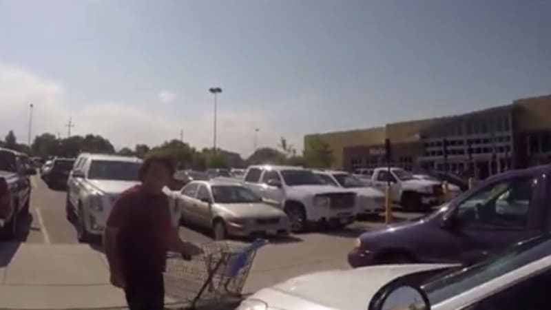 Colorado motorcyclist films parking lot scuffle with speeder