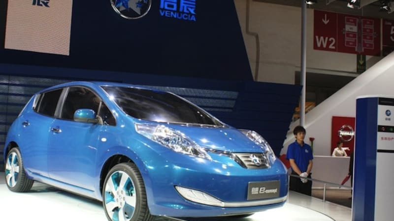 Nissan-Dongfeng's Leaf-based Venucia e30 EV goes on sale in China
