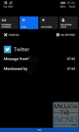 Here's Windows Phone 8.1's notification center in action (video)