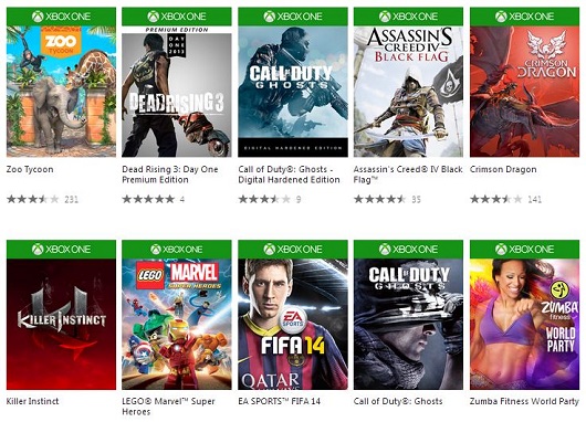 Overstijgen Staat ramp Xbox One online games store is live | Engadget
