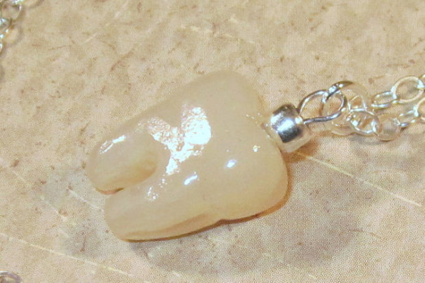 baby tooth necklace - parenting trend 2014