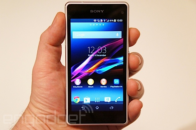 announces Xperia Z1 compact, a smaller flagship with full-size | Engadget
