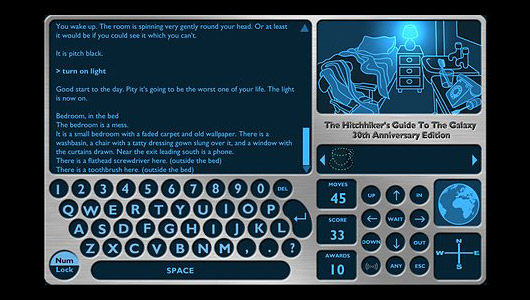 Playing the Hitchhikers Infocom game on an e-paper screen with voice input  is my dream interface : r/HHGTTG
