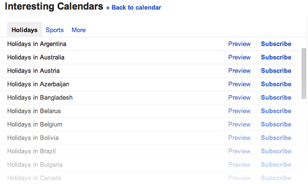 Google Calendar now helps you remember holidays in 30 more countries