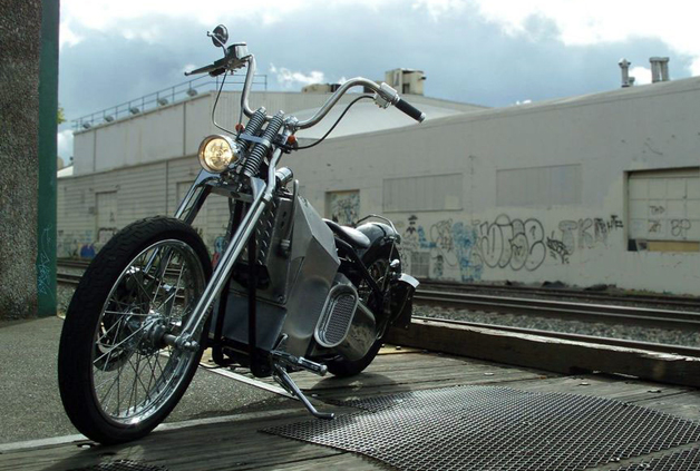 two wheels: works electric gets to the chopper, offers custom