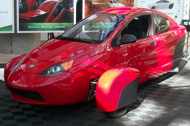 【LAオートショー2015】Elio Motors、３輪コミューターの改良版プロトタイプ「P5」をLAオートショーに出展