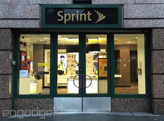 Sprint store on 42nd Street in Manhattan