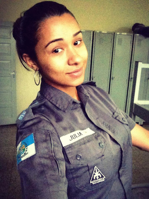 Brazilian gang posts nude photos of police after she arrests their leader brazilian cop leak