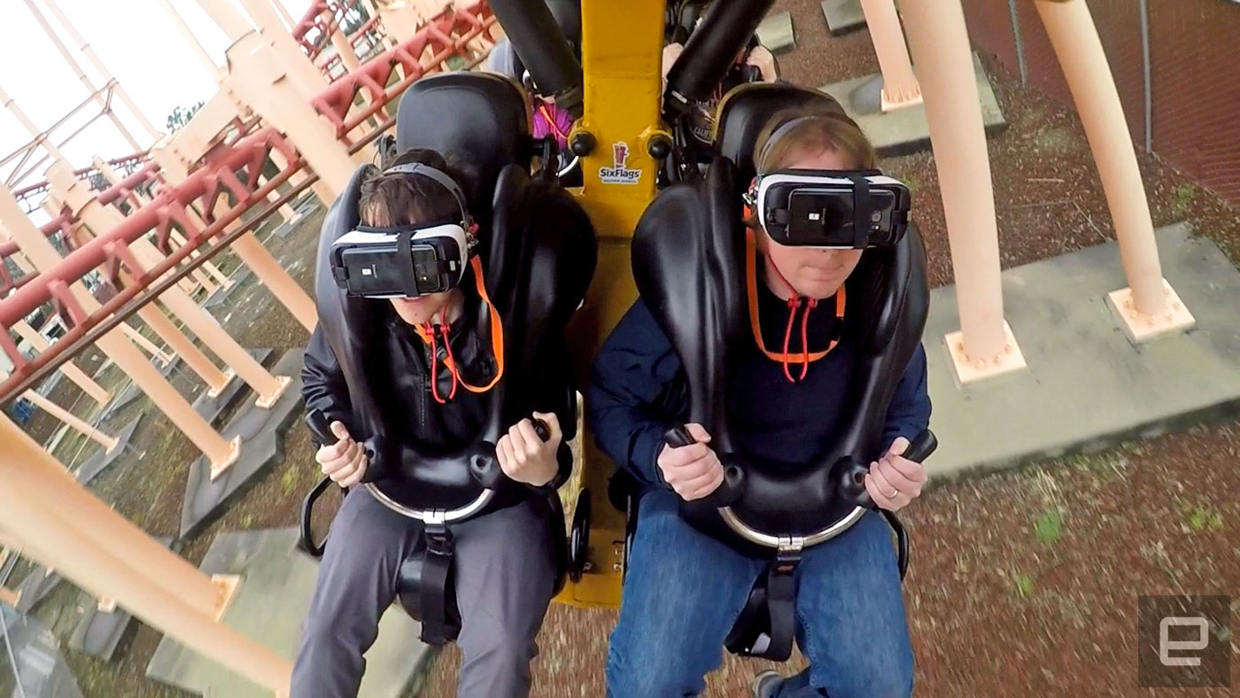 A lot of nice good Traveler velvet Six Flags' new VR roller coaster is both breathtaking and broken | Engadget