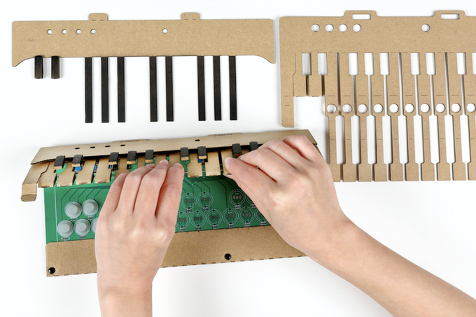 How To Make Mini Piano Music Machine From Cardboad ! DIY Music