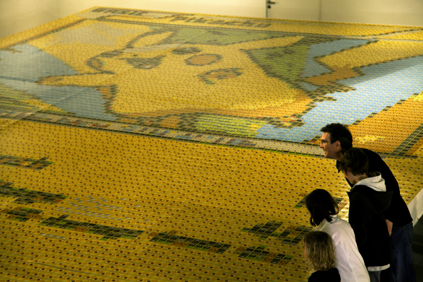 The world's largest Pokemon card is actually 13,000 cards in one