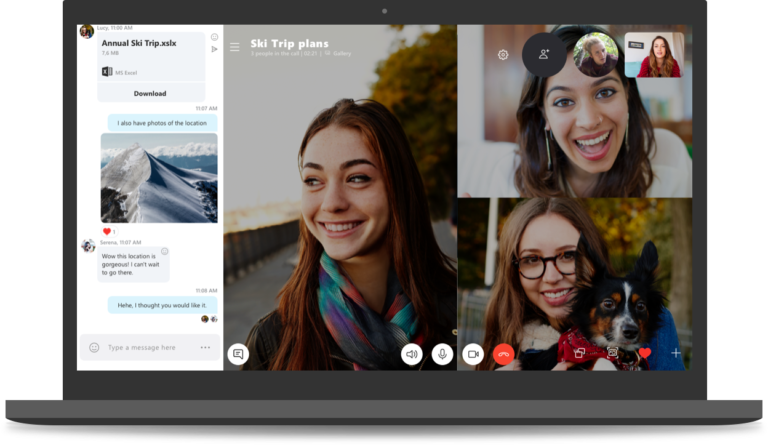 Skype S Redesigned Desktop App Includes Drag And Drop Photo Sharing