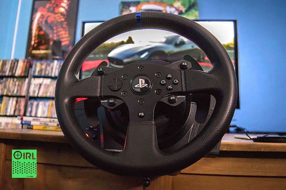 Taking laps with the Thrustmaster T300RS racing wheel
