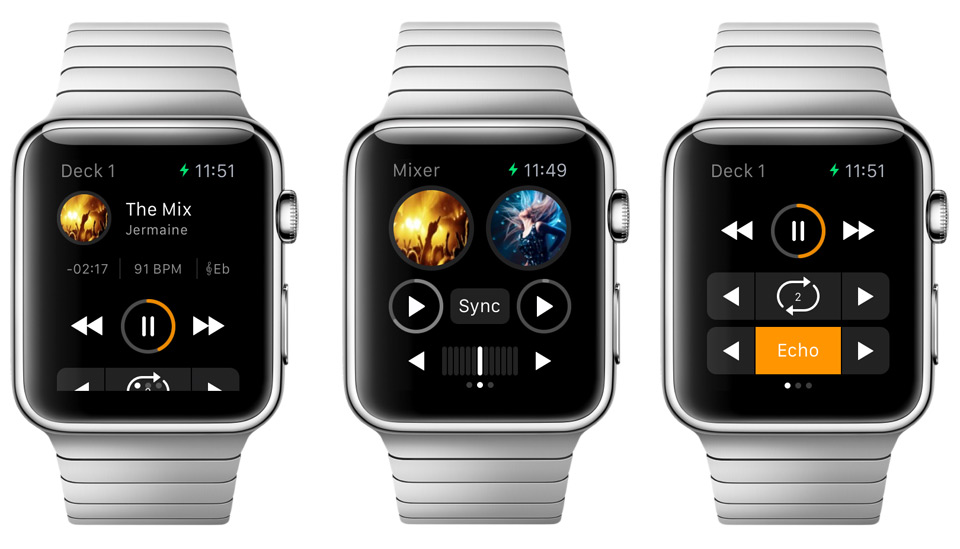 Djay for Apple Watch puts decks on your wrist