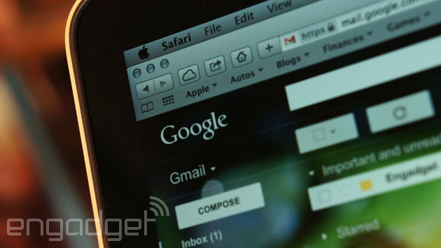 Gmail in Safari