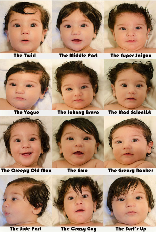 Different Hairstyles For Babies