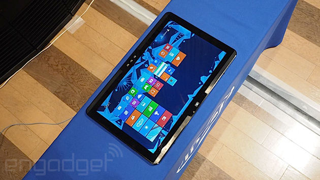 Intel's reinvention of the all-in-one PC is slim, portable and still huge
