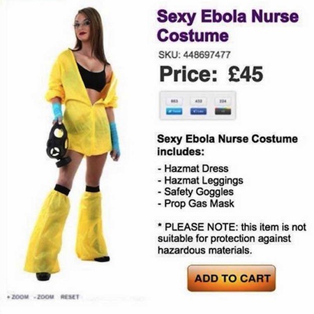 failed sexy halloween costumes, sexy halloween costumes gone wrong, sexy ebola nurse