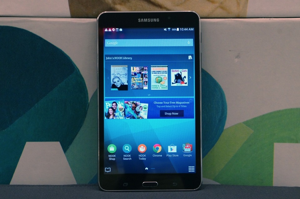 Luchtpost bouwer garen Samsung Galaxy Tab 4 Nook review: good for reading, but hardly the best  budget tablet | Engadget