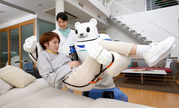 Robear is a robot bear that can care for the elderly