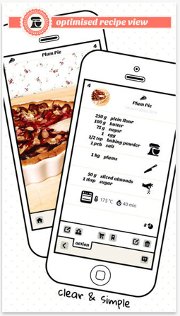 Flavourit for iPhone is a good-looking, digital recipe book