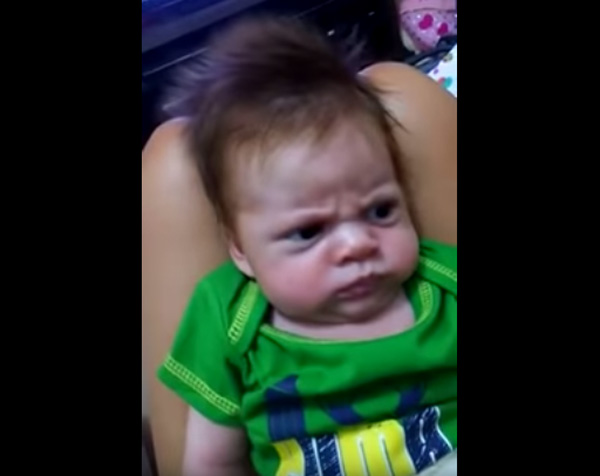 オッサンかよ 世界一不機嫌な赤ちゃんがメチャメチャ可愛すぎるｗｗｗ 動画 ガジェット通信 Getnews