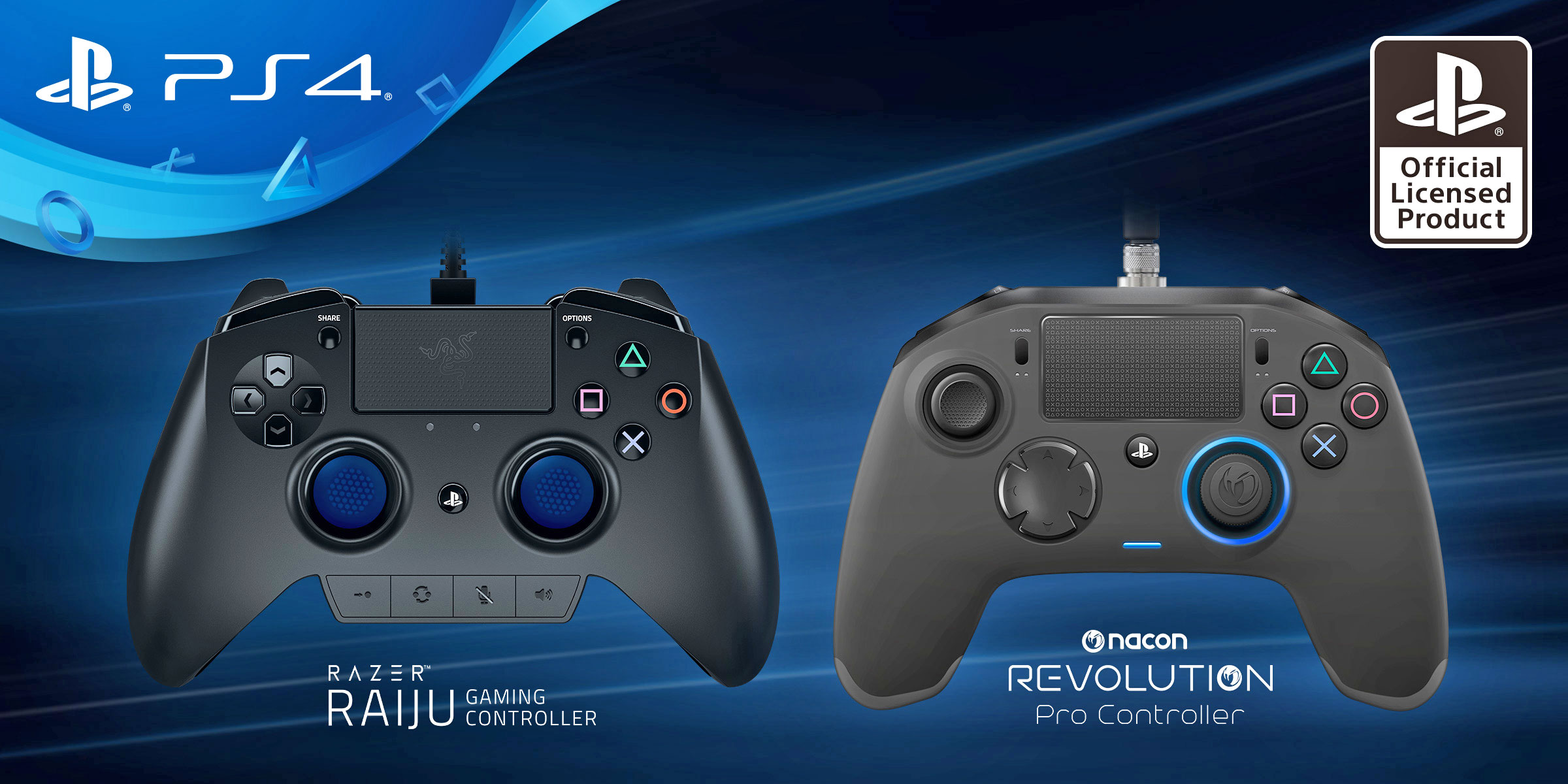 4 has a pair of controllers made for gamers Engadget