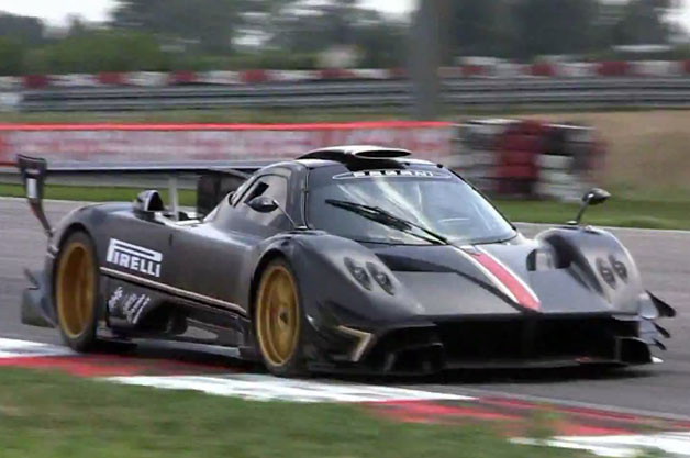 Watch $6 million worth of Pagani Zonda Revolucion get their track on