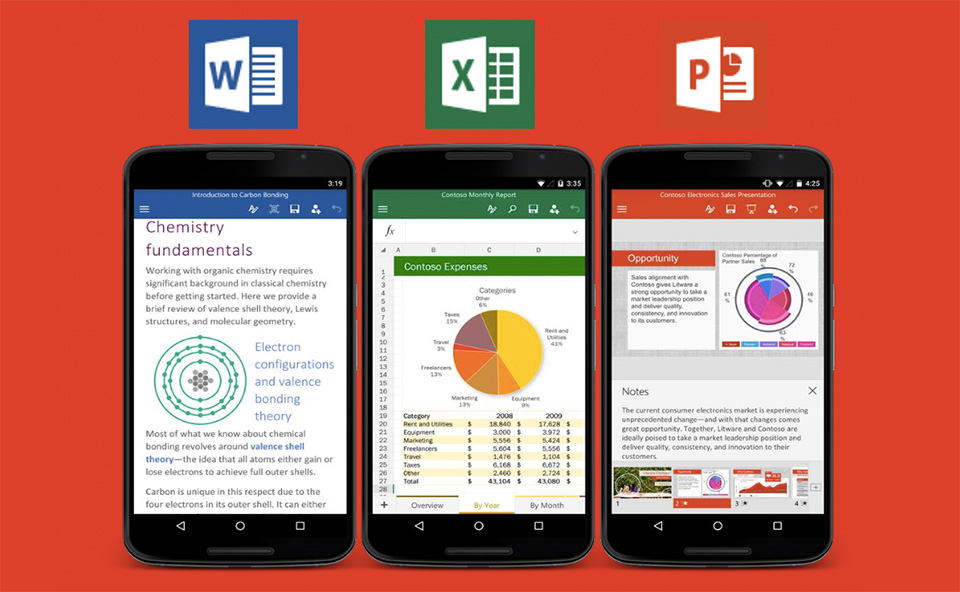Microsoft's Office apps officially launch for (some) Android phones |  Engadget