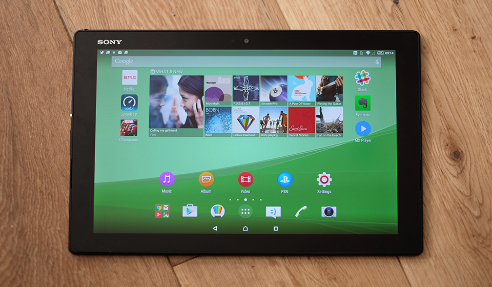 Sony Xperia Z4 Tablet WiFi Spécifications techniques