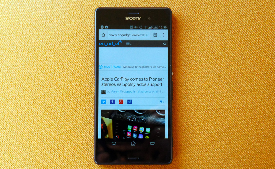 Sony Xperia Z3 review: a classy flagship with great battery life