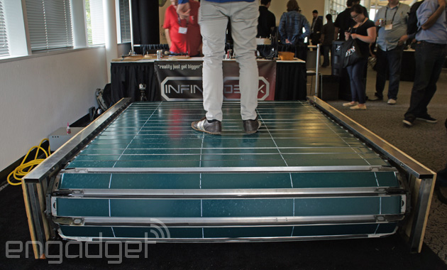 This treadmill lets you walk in any direction