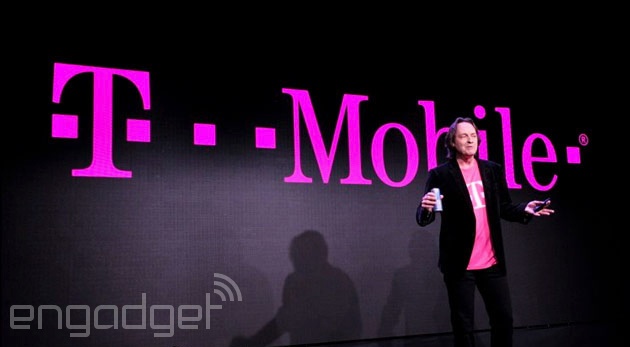 T-Mobile's John Legere presents with drink in hand
