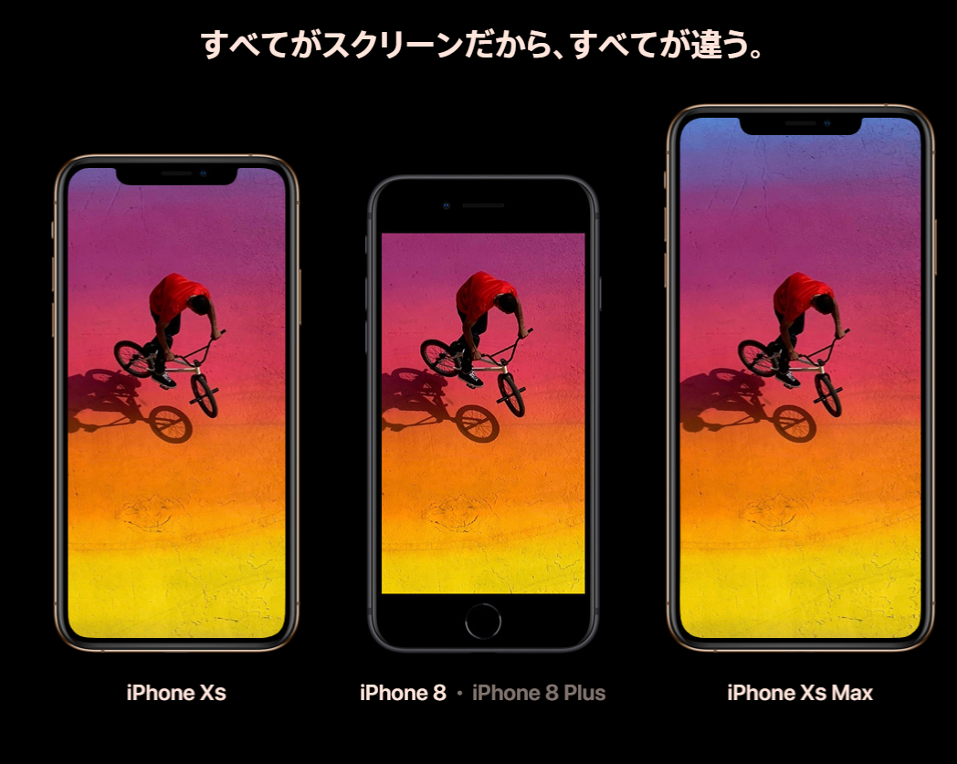 Iphone Xs Xs Maxの広告写真は ノッチ隠し 米国で画面サイズなどが虚偽表示とする集団訴訟 Engadget 日本版