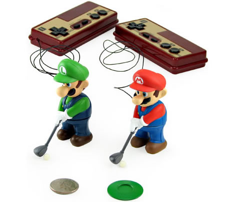 Mini Golfing Mario & Luigi