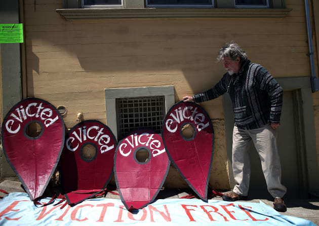 Tenants Protest AirBnb, Alleging Illegal Conversions Of Rent-Controlled Apartments