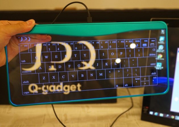 Upqの透明ガラスキーボード ファーストインプレッション トラックパッドを兼ねて軽快な操作 Engadget 日本版