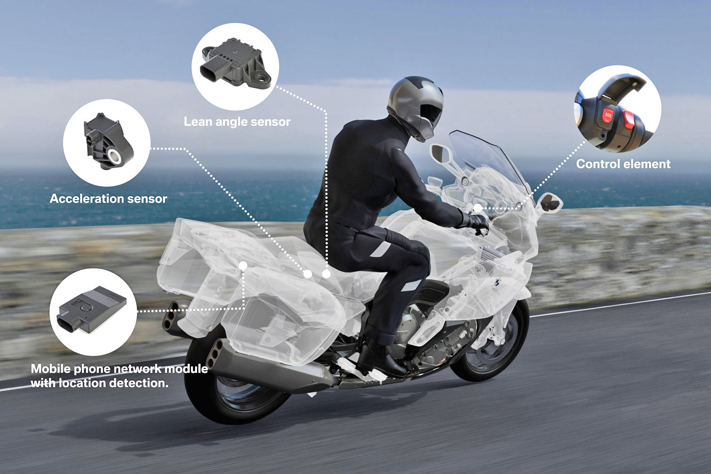 Bmw バイク向け自動救急要請システムを発表 事故の大きさに応じ通報内容を自動選択 Engadget 日本版
