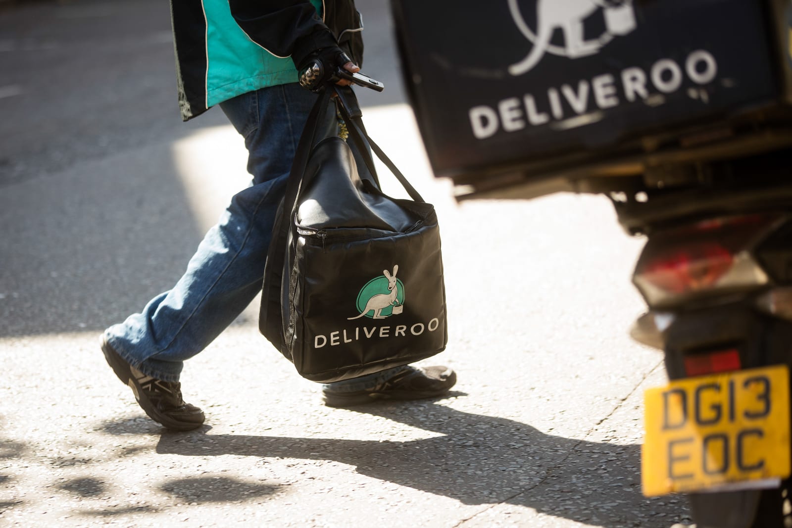 Deliveroo Drivers As Competition Is Fierce In The Food-Delivery Business