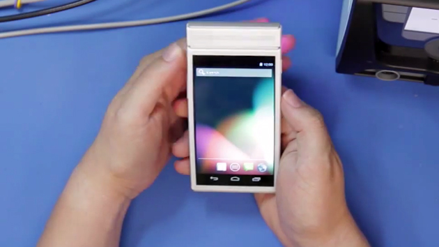A Project Ara smartphone in action