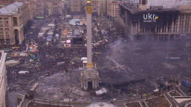EuroMaydan and UkrStream.tv show Kiev protests through Ustream