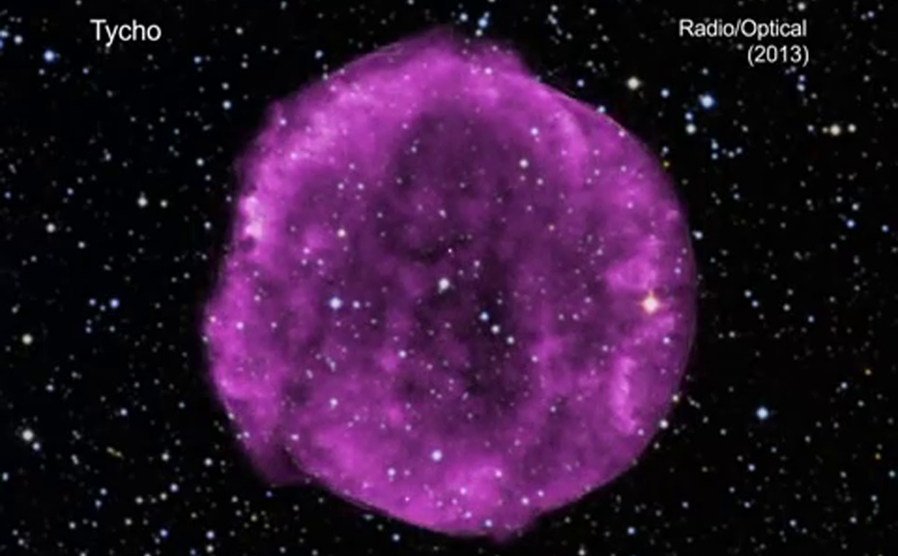 450年前に爆発を観測した ティコの超新星 が拡散する様子 Nasaが公開 00 15年の記録もとに Engadget 日本版