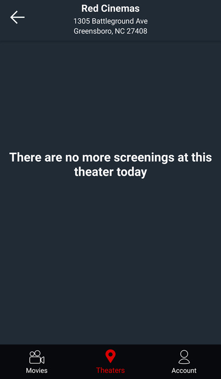MoviePass outage on July 30th, 2018