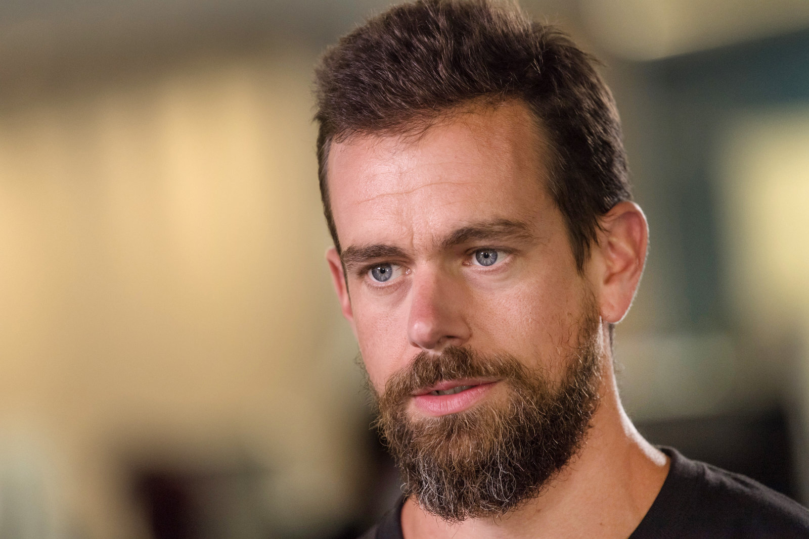Jack Dorsey, chief executive officer and co-founder of Square Inc., speaks during a Bloomberg Television interview in San Francisco, California, U.S., on Wednesday, Aug. 2, 2017. Dorsey discussed earnings, sources of new growth, and his outlook for the company. Photographer: David Paul Morris/Bloomberg via Getty Images