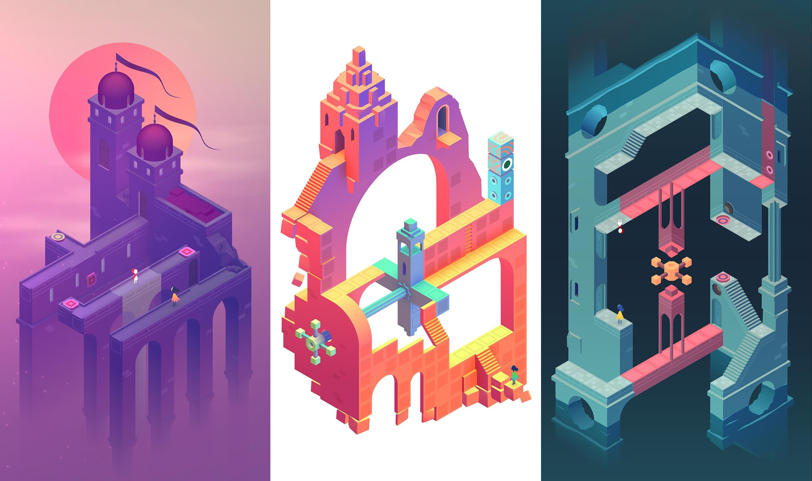 人気トリックアートパズル続編 Monument Valley 2 配信開始 母から娘へ 谷の神秘を伝える物語 Engadget 日本版