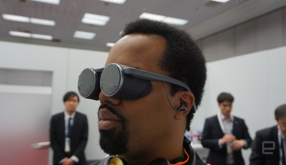 Panasonic VR glasses @ CES 2020